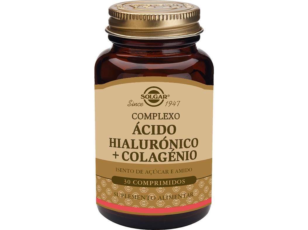 SUPLEMENTO SOLGAR HYALUR ACID COLAGENIO 30UN