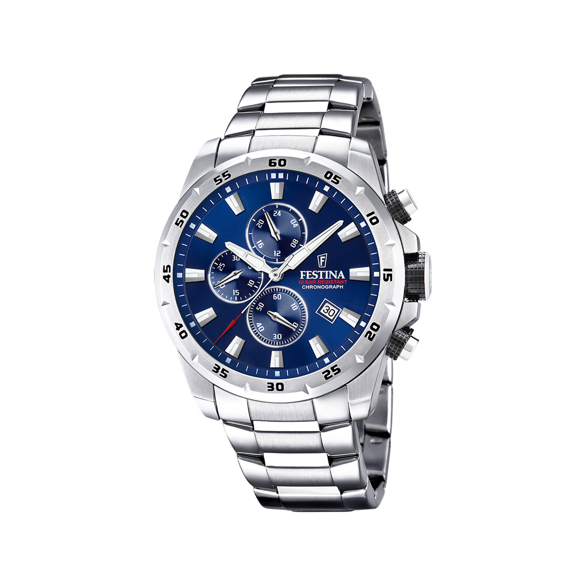 Montre Festina homme chronographe bracelet acier