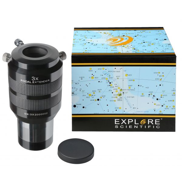 Bresser Teleconverter Explore Scientific 3x 50,8mm/2 Black