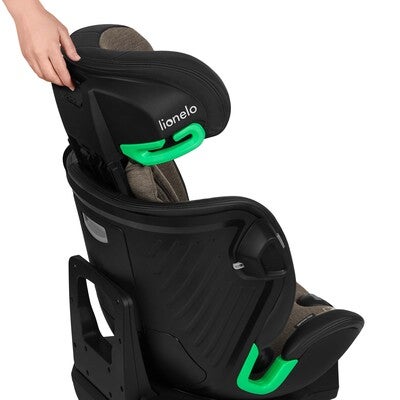 Lionelo Harmony i-Size Bilstol, Green Olive Leather