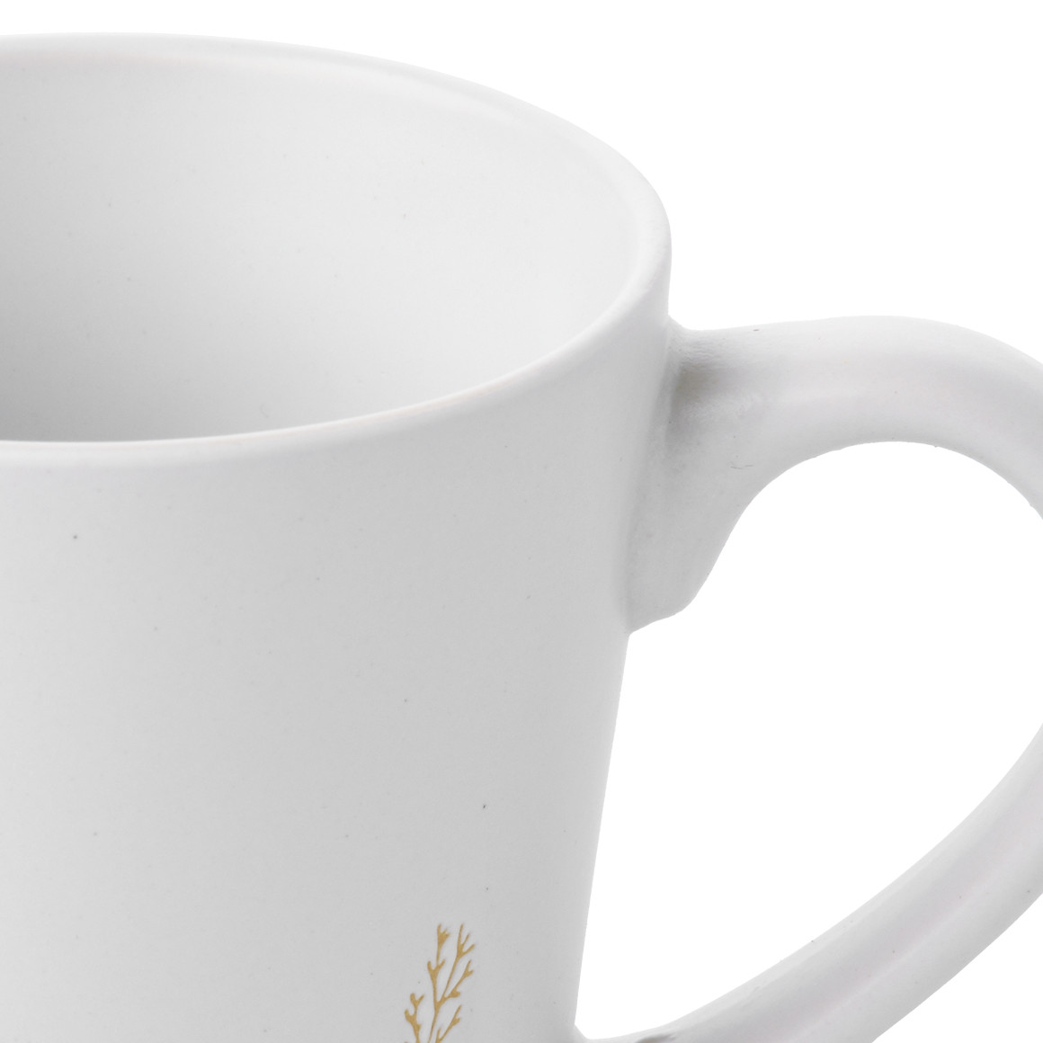 Tasse mit Blumen-Allover gelb