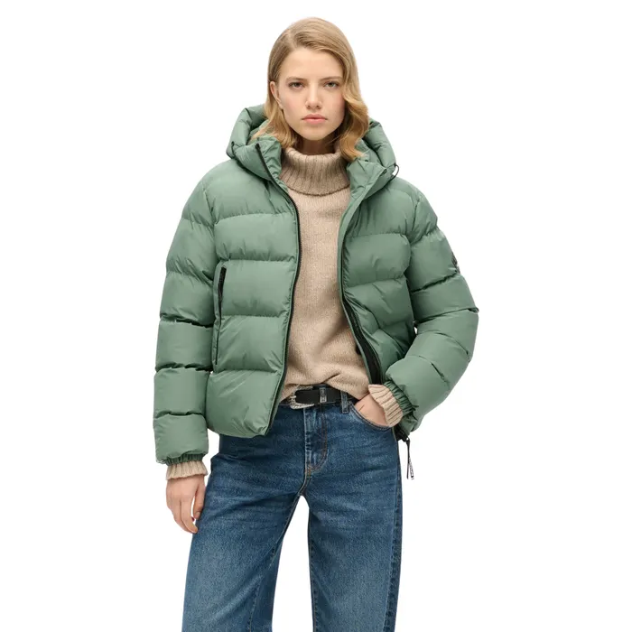 Superdry Hooded Sports Puffer Winterjas Dames