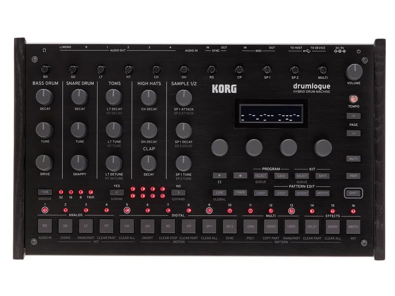Korg Drum Machine Drumlogue Flexible, hybride Drum-Machine
