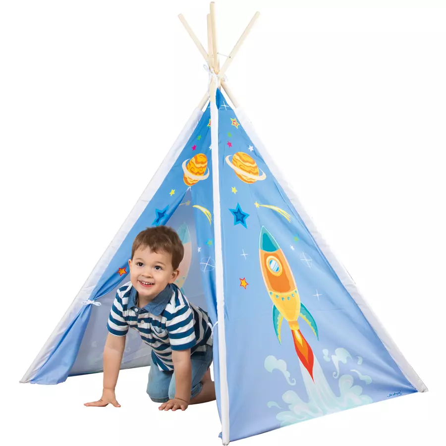 John® Tipi aus Holz Weltraum
