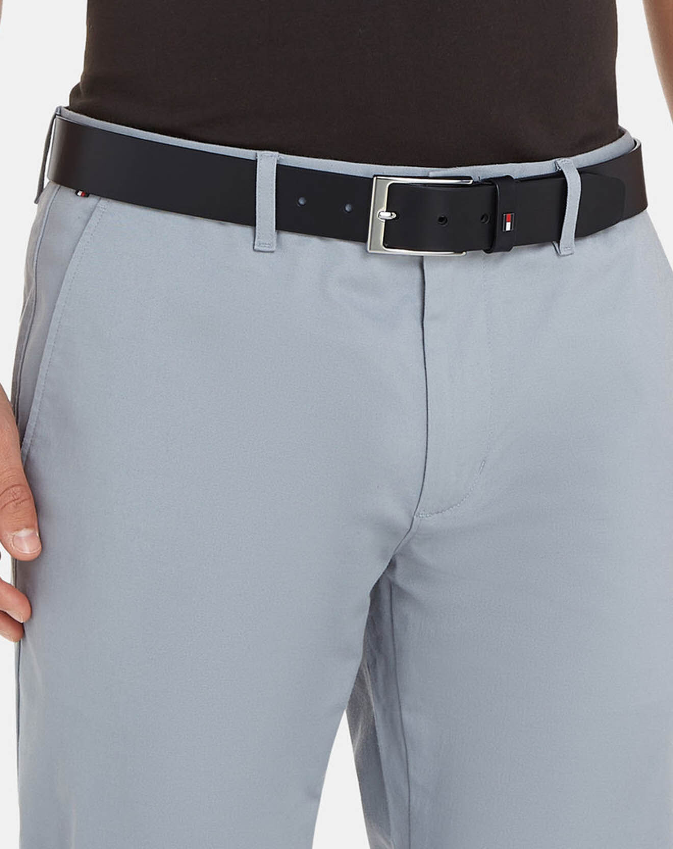 Tommy Hilfiger Ceinture en Cuir Layton noire