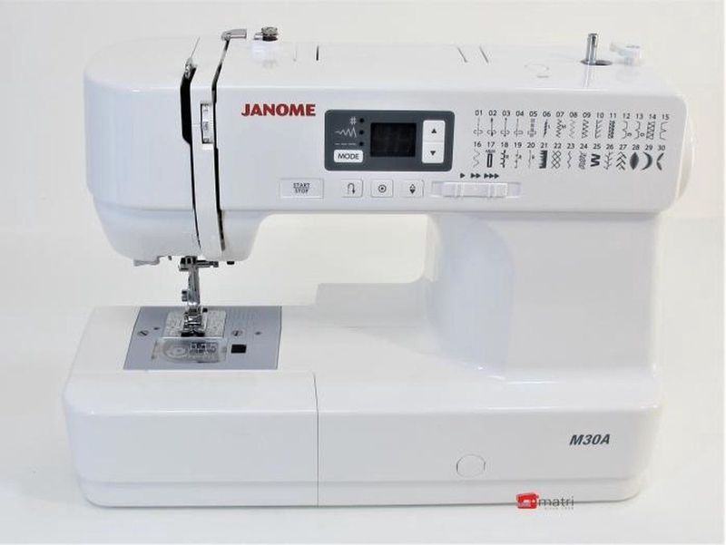 Janome M30A - Naaimachine - Compact - 30 Naaiprogramma's - LCD-display