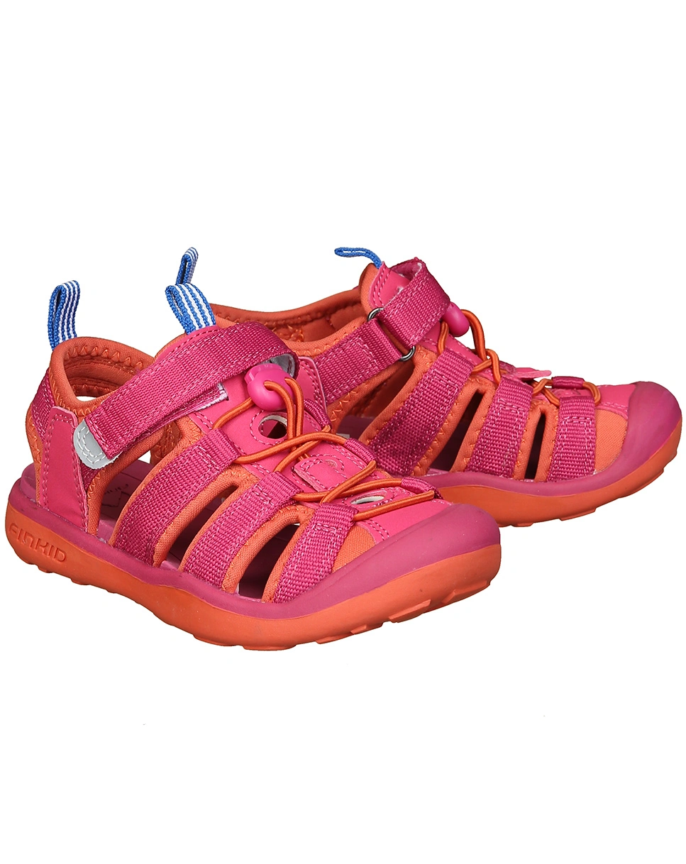 Trekking-Sandalen PELTO mit Zehenschutz in raspberry/red