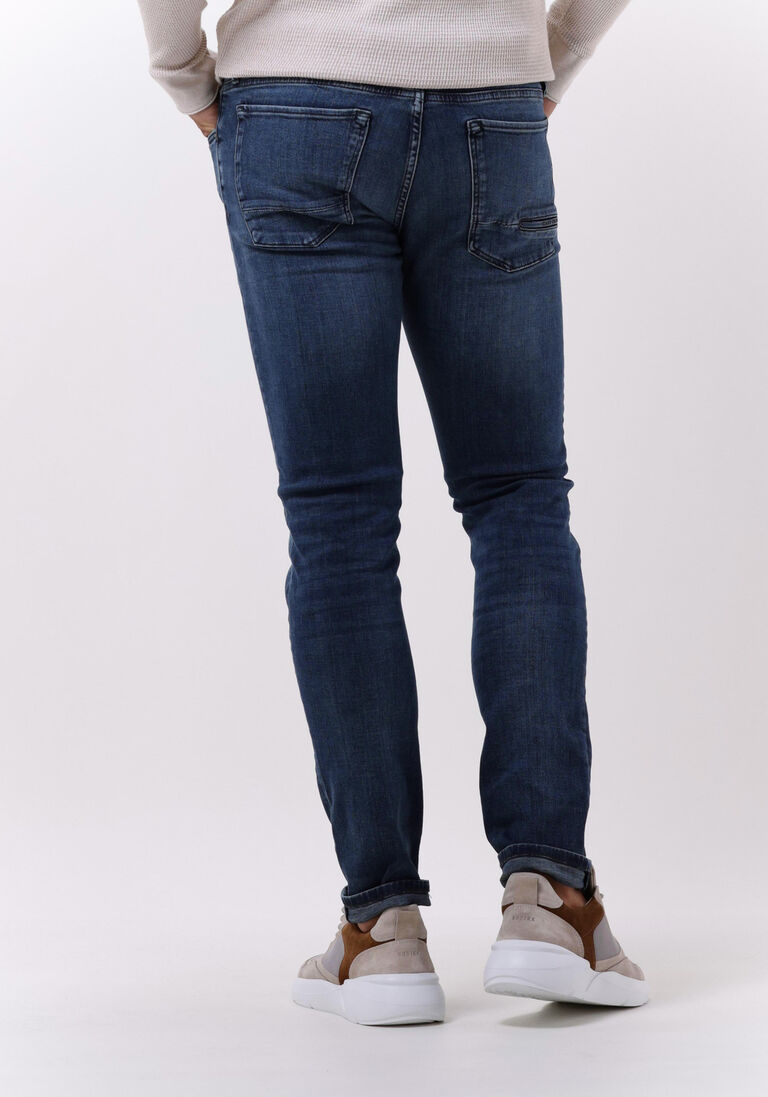 CAST IRON blauwe cast iron slim fit jeans riser slim all time blue