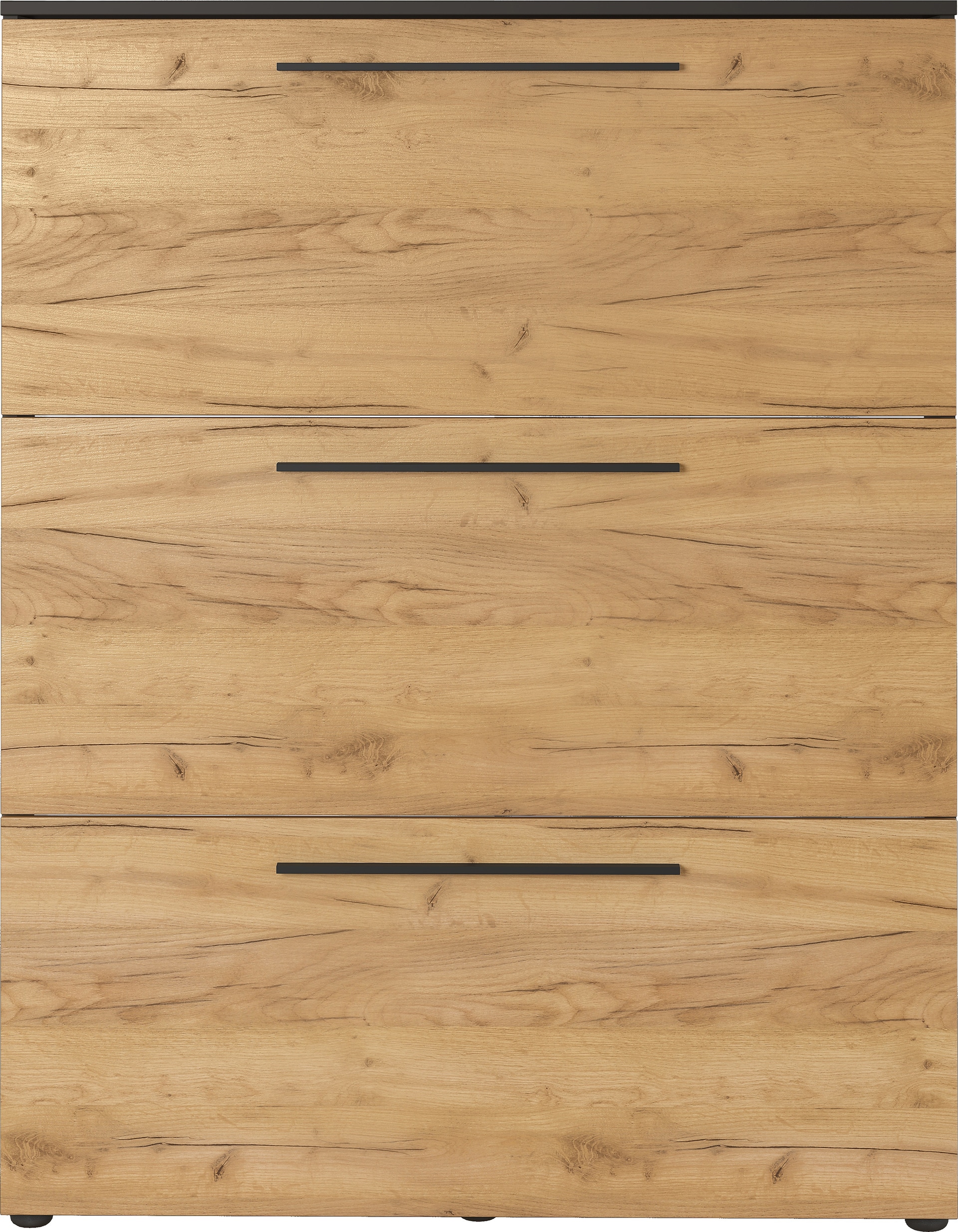 Schuhschrank SARAH 100 x 129 cm Braun/Graphit