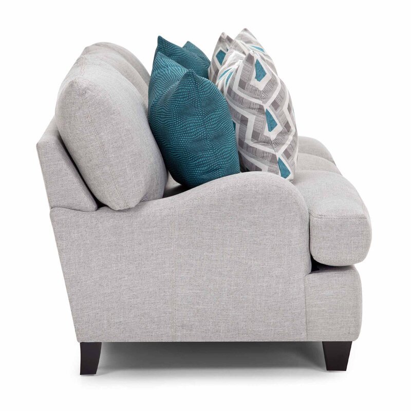 Rosalie 93" Recessed Arm Sofa