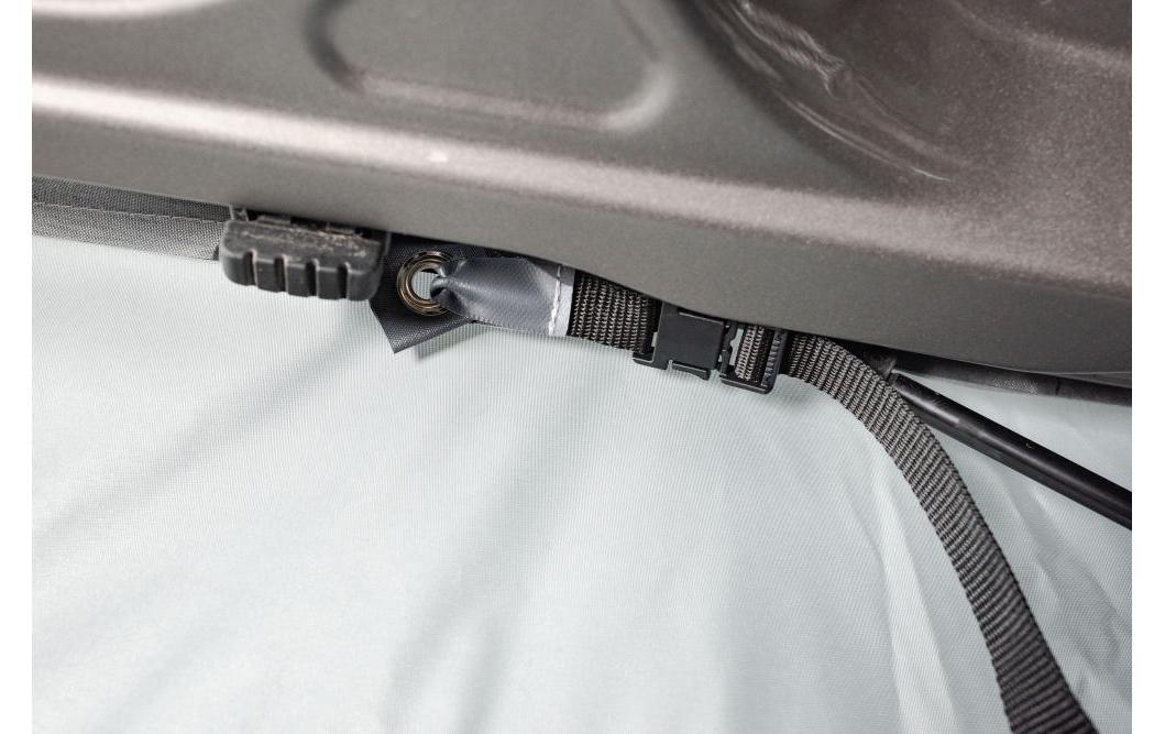 Heckzelt – VW Caddy 5 / Ford Connect, hellgrau<br>Heckzelt