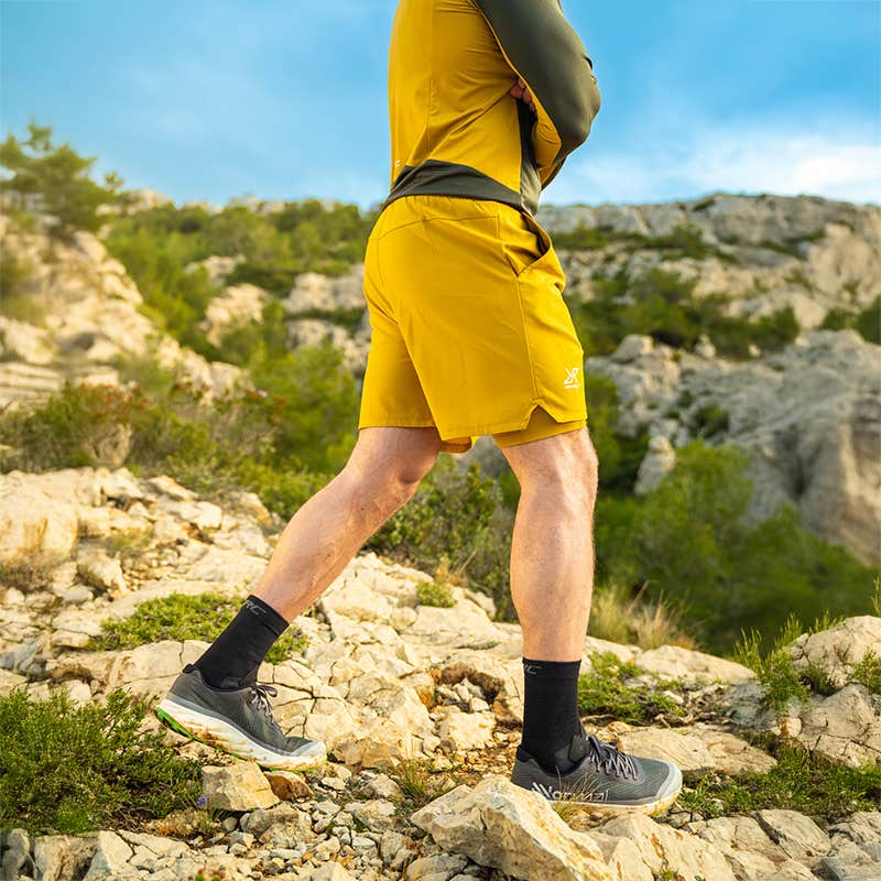 Rise 2-in-1 Shorts Herre Golden Palm