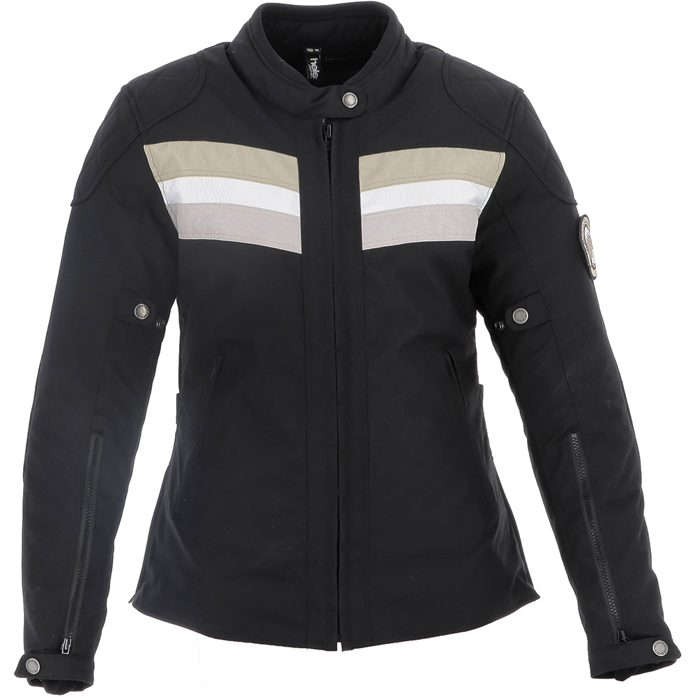 Helstons - Blouson femme Corvette Noir / Beige / Blanc
