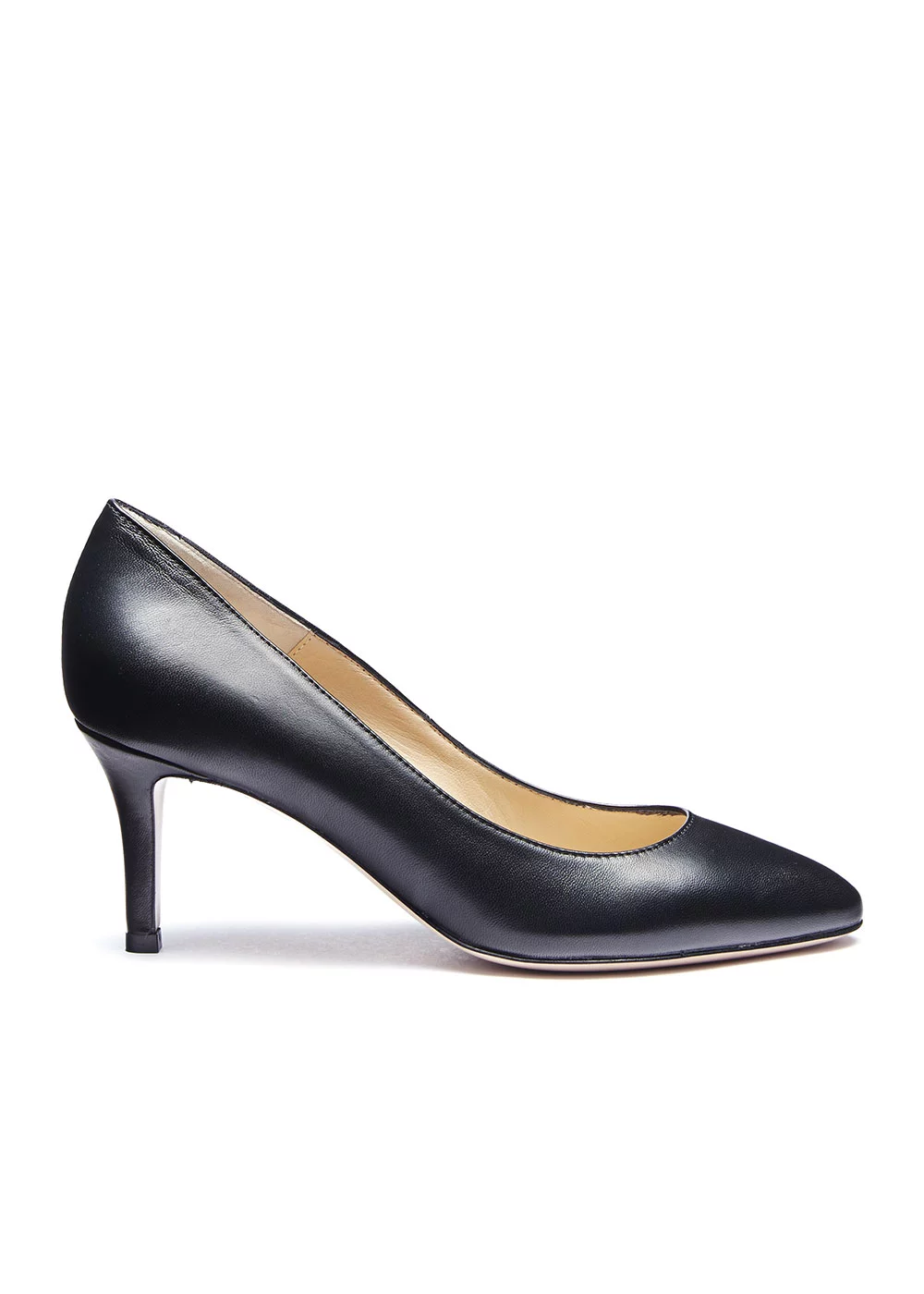 ESCARPIN ANJOU CUIR NOIR