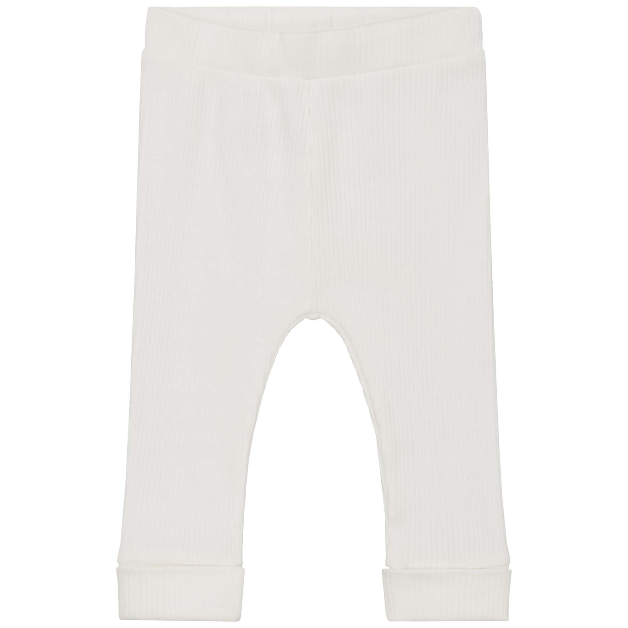 Prénatal newborn broek rib   wit