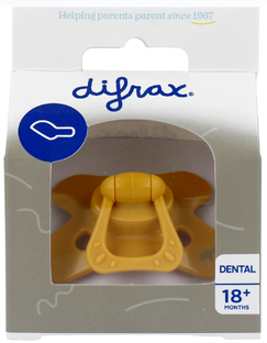 Difrax Fopspeen Dental 18  Maanden Pure Honey 1ST