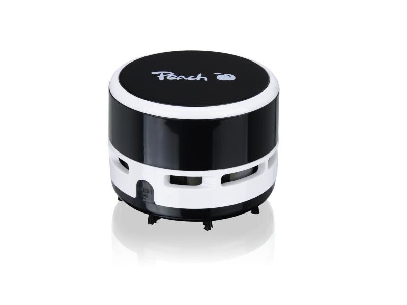 Peach Tischsauger PA105 Schwarz/Weiss Handlicher Tisch-Staubsauger