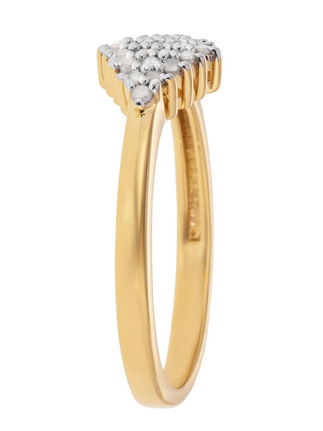 Cocktail- Ring, 25 Diamanten ca. 0,30 ct.