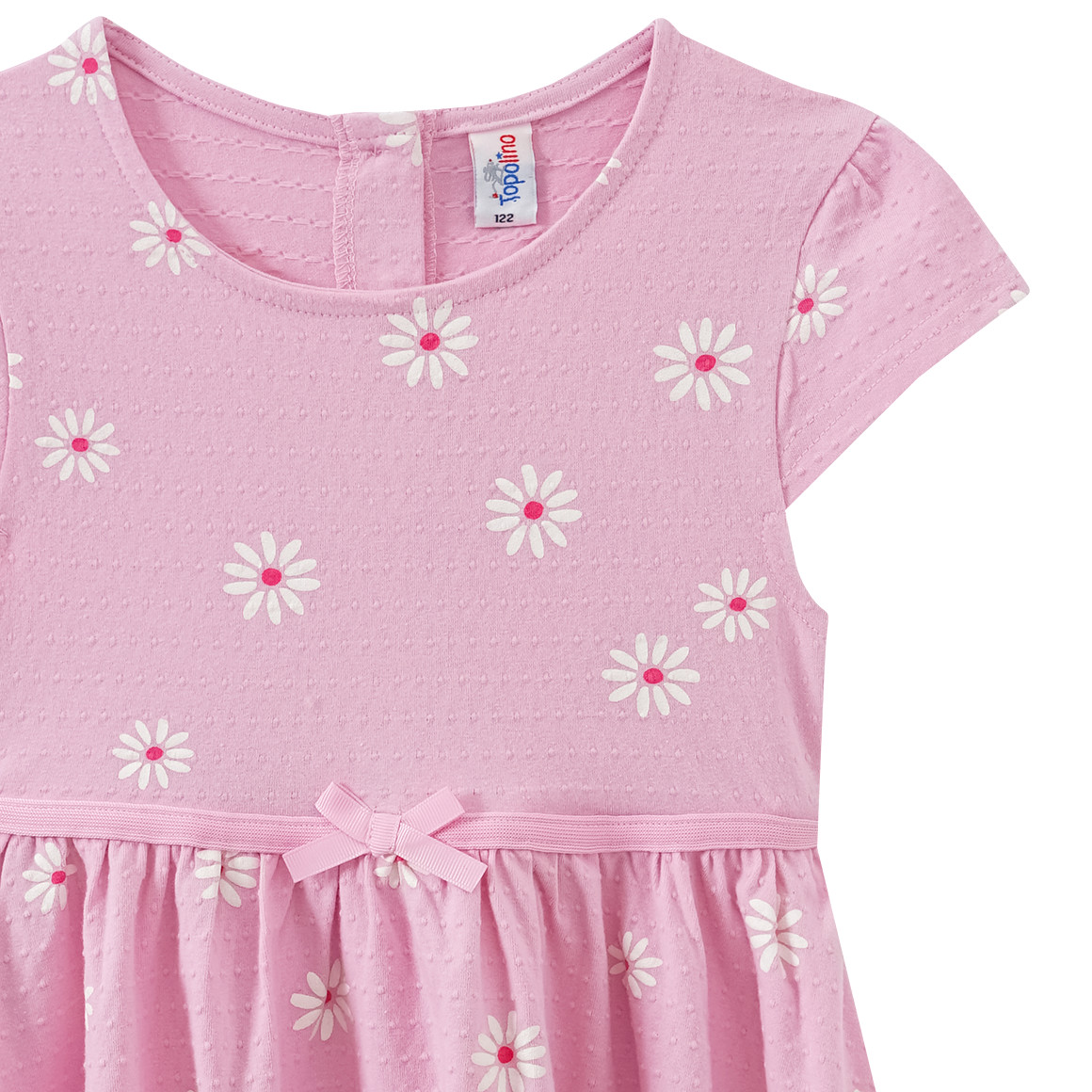 Topolino Mädchen Kleid mit Blümchen-Print rosa