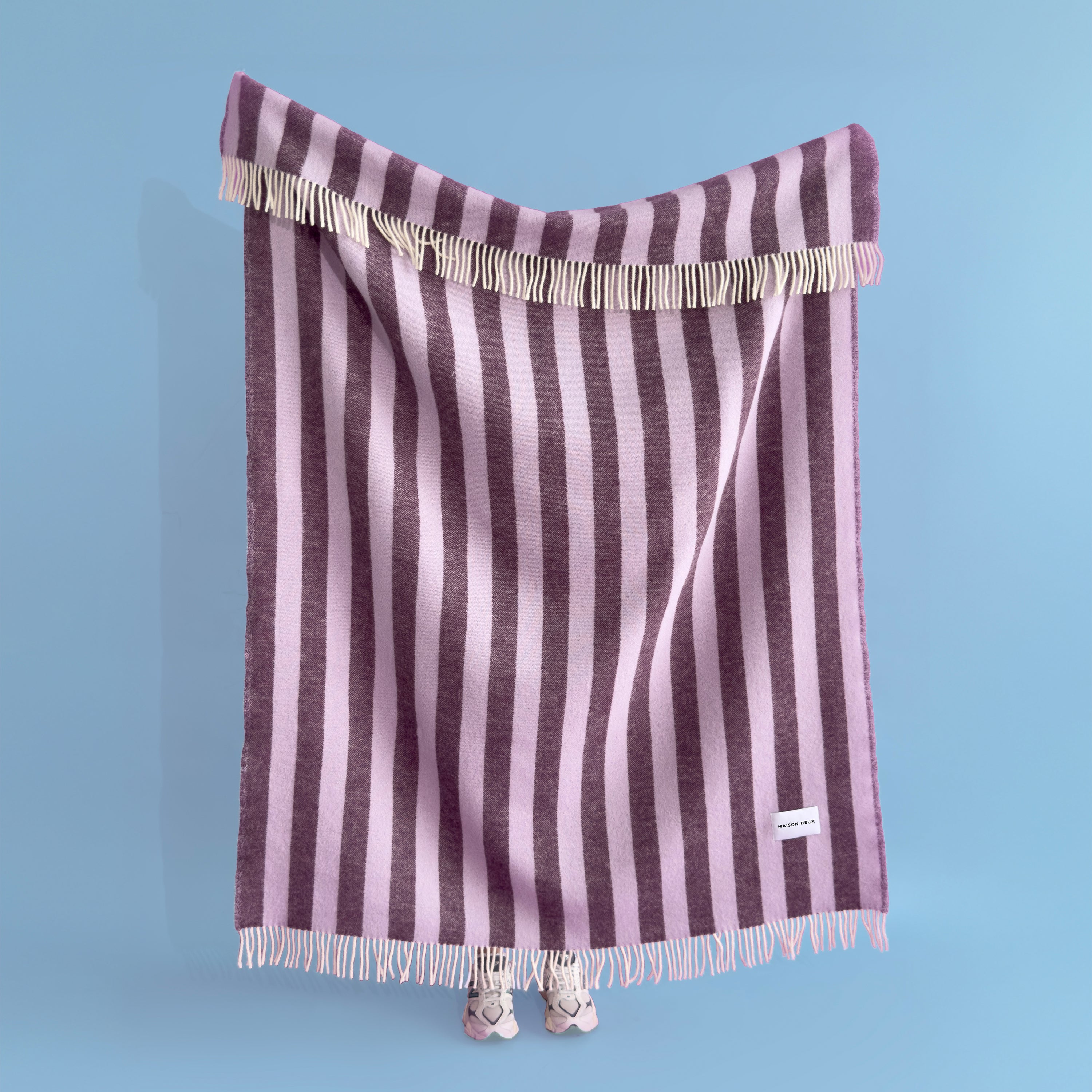 Maison Deux Candy Wrap Plaid - Lila / Aubergine