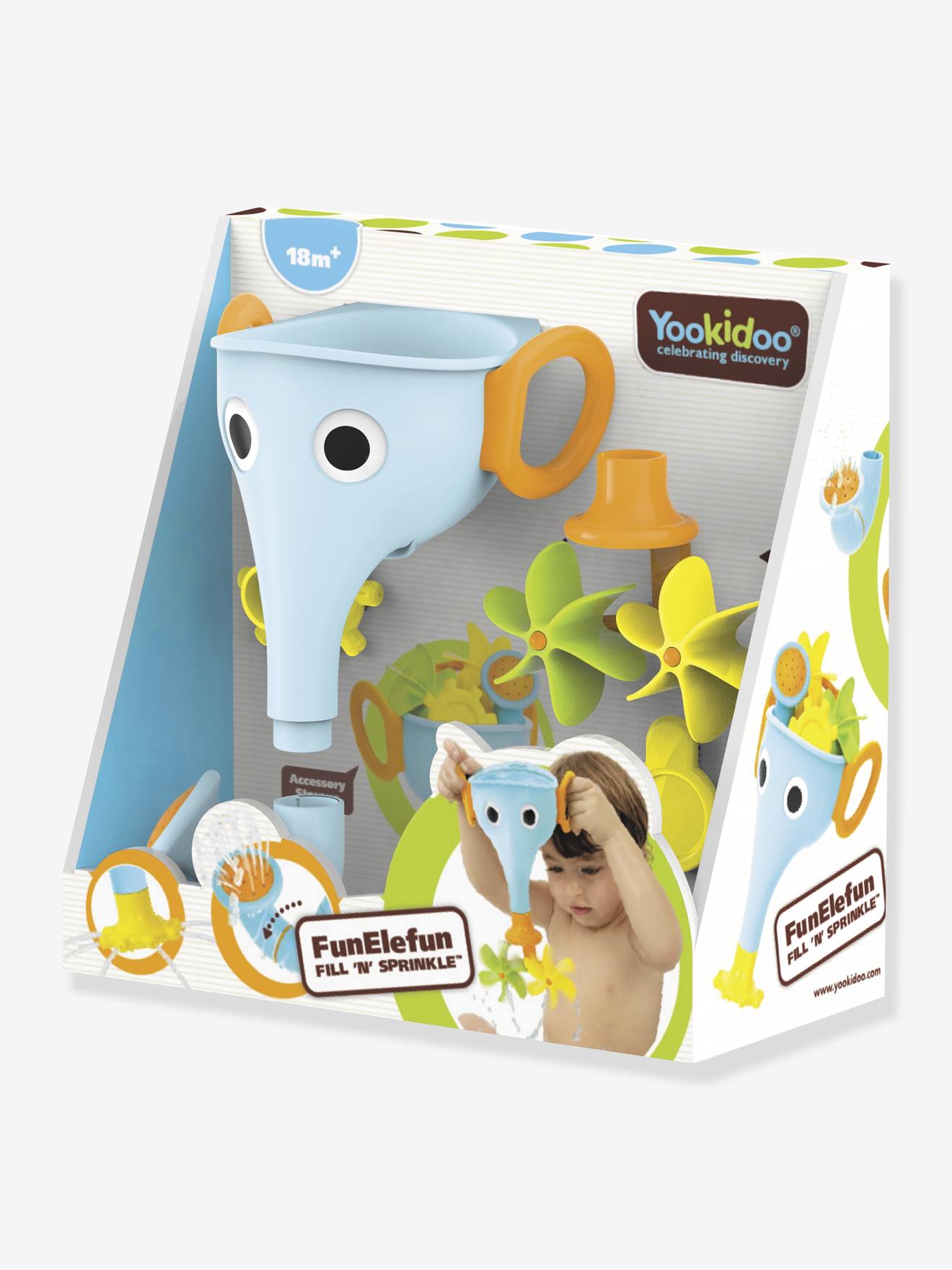 Elefante de Banho Azul YOOKIDOO