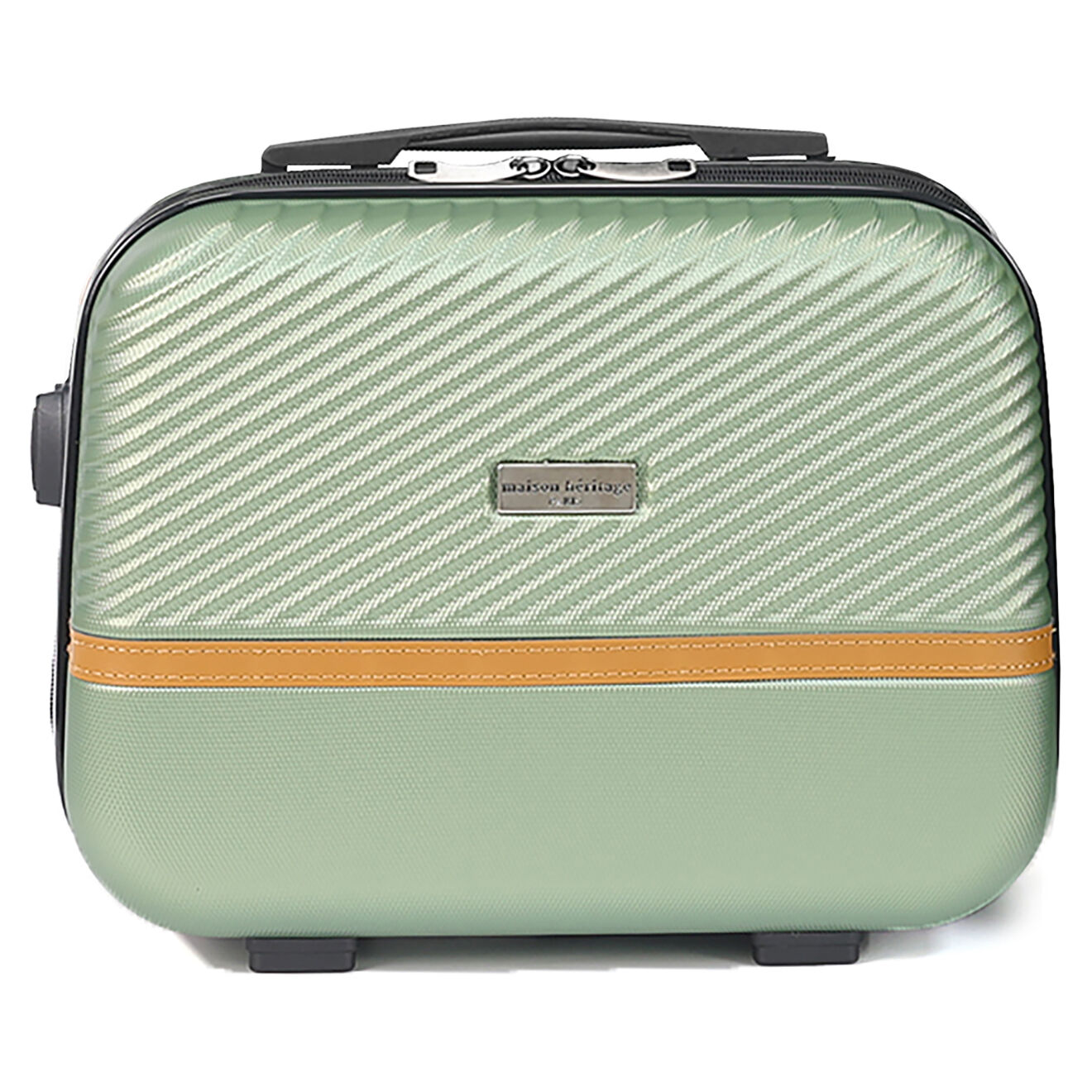 Maison Héritage 3 Valises 4 roues doubles & Vanity Opéra 50/60/70/30 cm & Vanity vert kaki