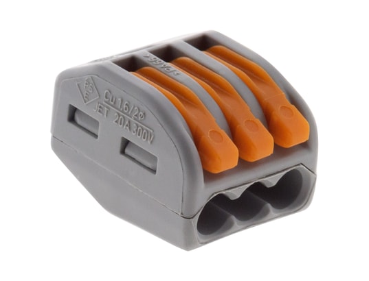 WAGO - Domino Lot de 15 mini bornes de connexion rapide à levier s222 pour...