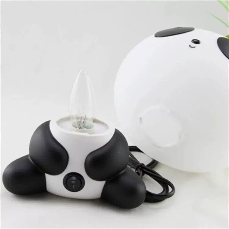 Pandabär Kinder Nachtlicht Tisch Lampe - Schwarz / Weiss