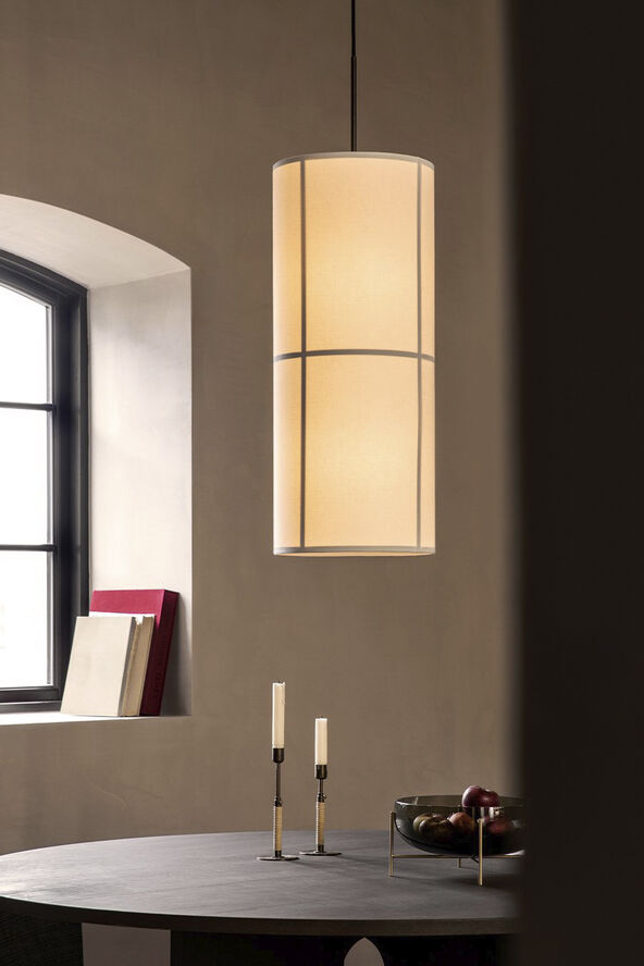 Audo Copenhagen Hashira Pendant, Ø18, Raw Beige