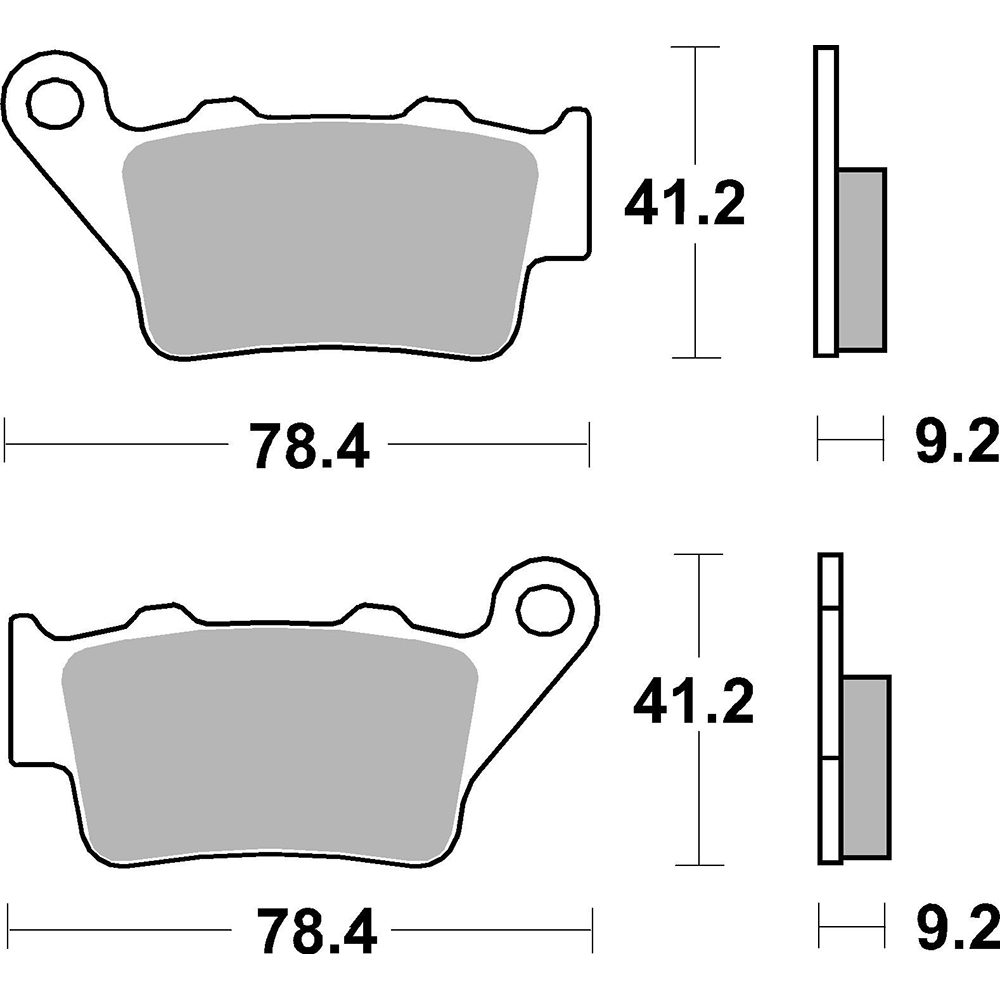 SBS - Plaquettes de frein 175CT (675)