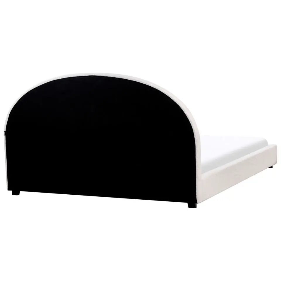 VAUCLUSE - Tweepersoonsbed - Gebroken wit - 180 x 200 cm - Bouclé