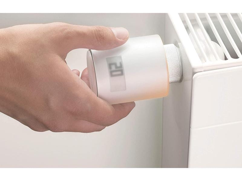 Netatmo Smarter Thermostat Starter Pack 2x Thermostat, 1x H Netatmo Smarte Heizkörperthermostate Starterpaket | Starterpaket bestehend aus 2x Smarten Thermostaten & 1x Hub für Heizkörper