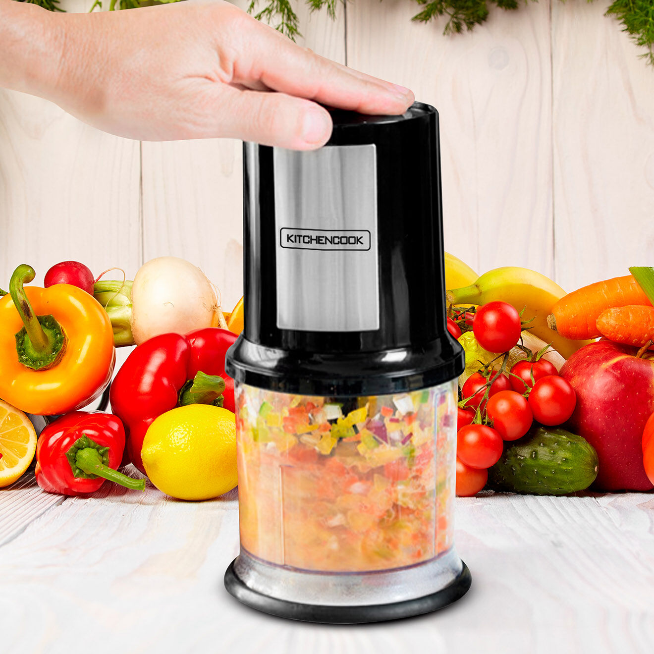 Kitchencook Mini Hachoir électrique  multicolore