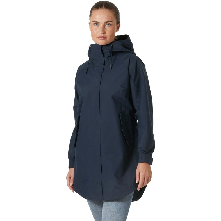Helly Hansen W Valentia 2.0 Raincoat Navy