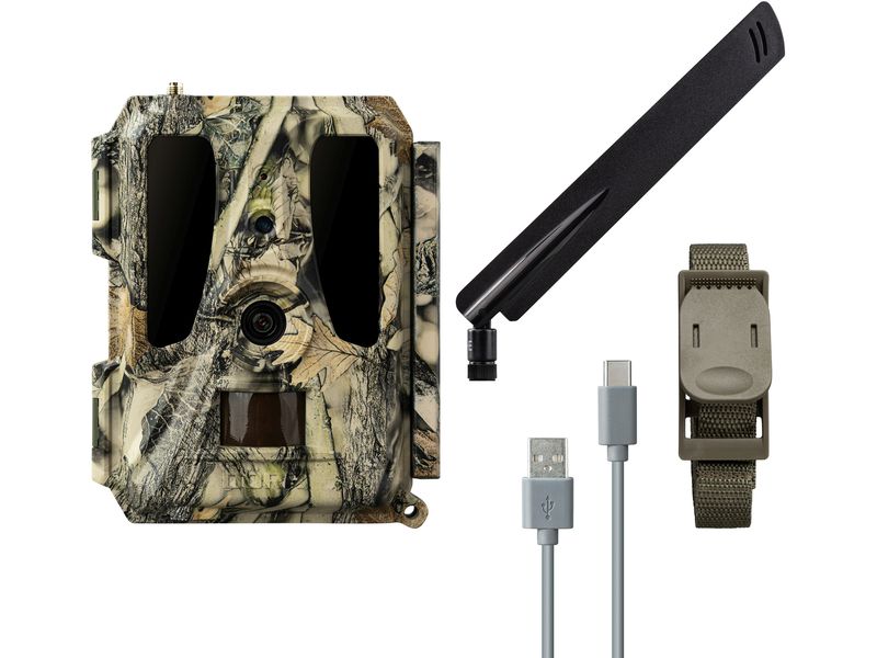 Dörr Kamera Wildkamera SnapShot Cloud Pro 4G Überwachungskamera für hochauflösende Wildtierbeobachtung und Sicherheitsüberwachung