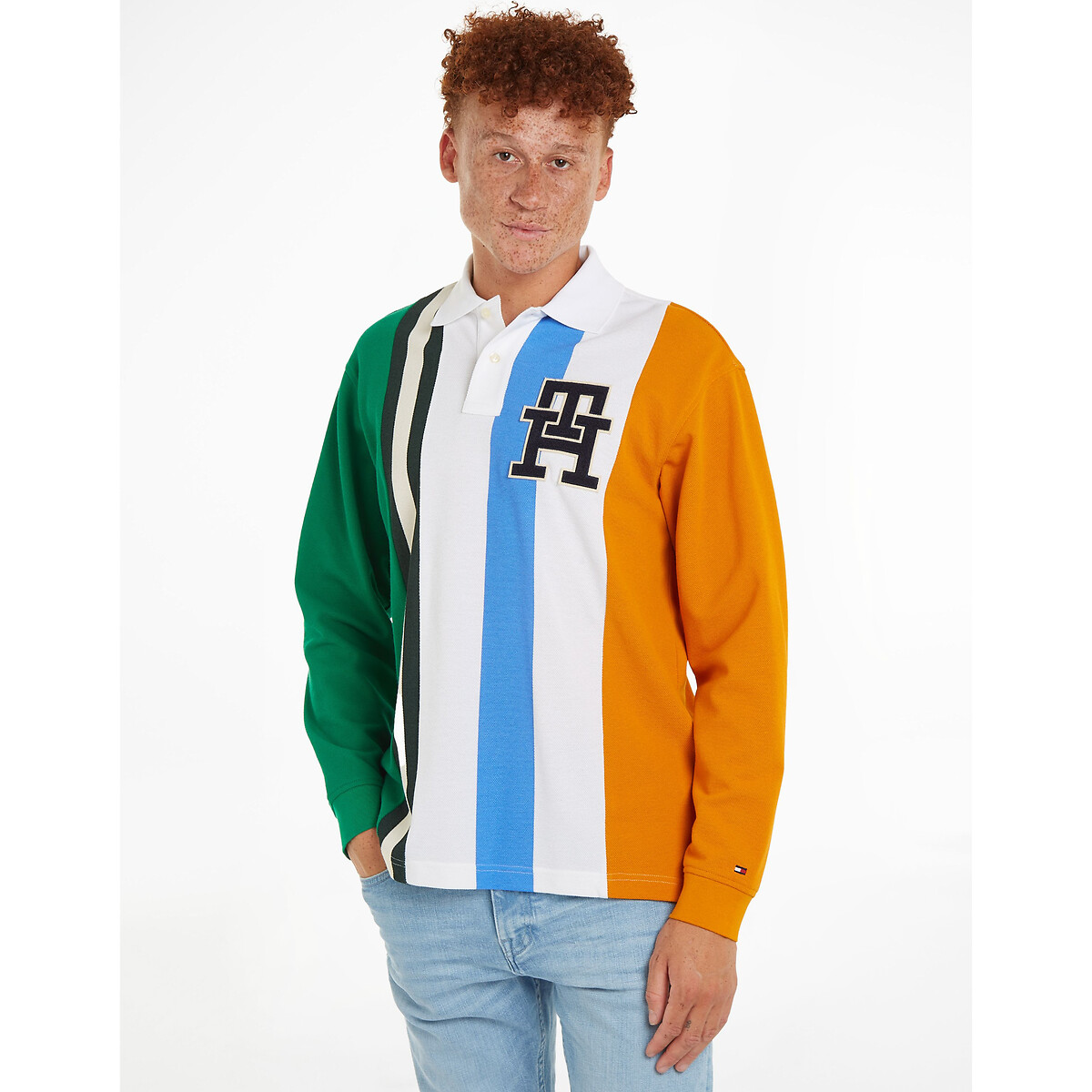 TOMMY HILFIGER<br>Camisa polo slim de manga comprida 1985