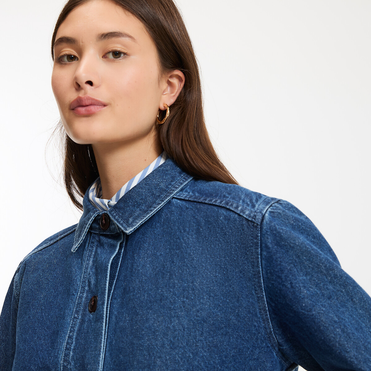 COLEÇÕES LA REDOUTE<br>Jas oversized com botões, Assinatura LEONY