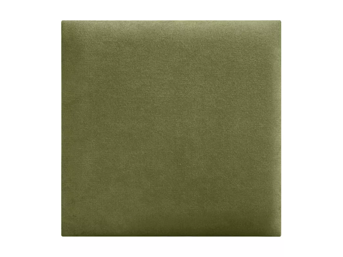 DHOME Lot de 8 Panneaux Rembourrés en Tissu Aqualine Autocollants pour Mur Acoustiques Absorbants Protection contre les Chocs (Vert, 50x50cm, x8)