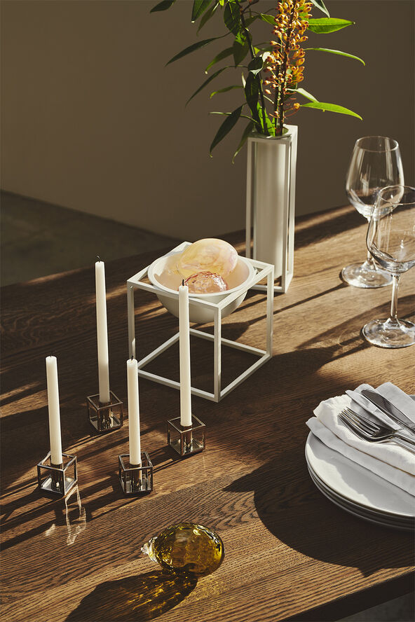 Audo Copenhagen Kubus Candle Holder, Micro Nickel-P