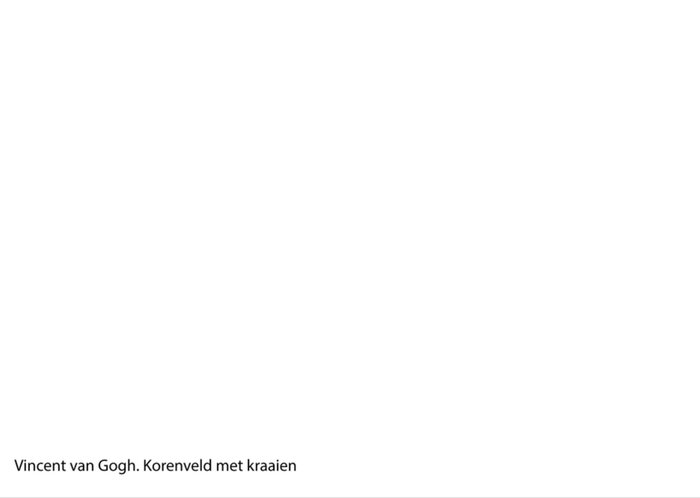 Klaas de Jong | Kunstkaart | Korenveld met kraaien
