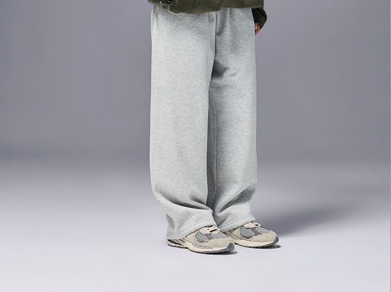 Newin - Unisex fleece sweatshirt met halve rits en opstaande kraag