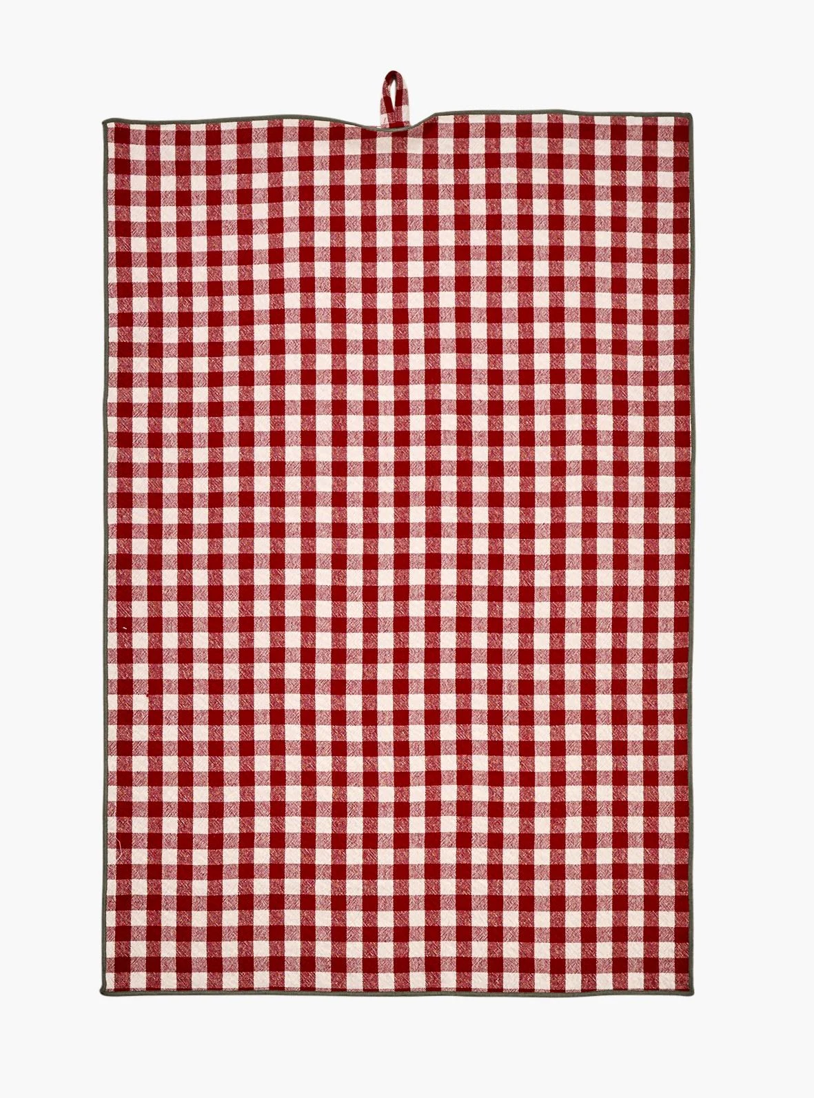 Kjøkkenhåndkle rød - 47x70 cm