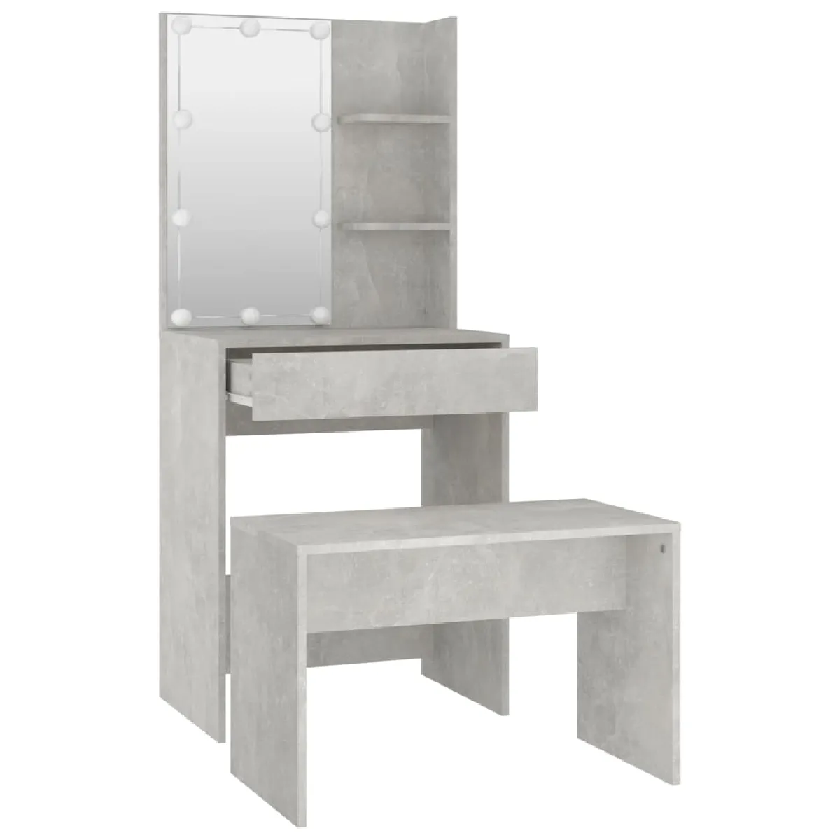 Coiffeuse Helloshop26 - Gris