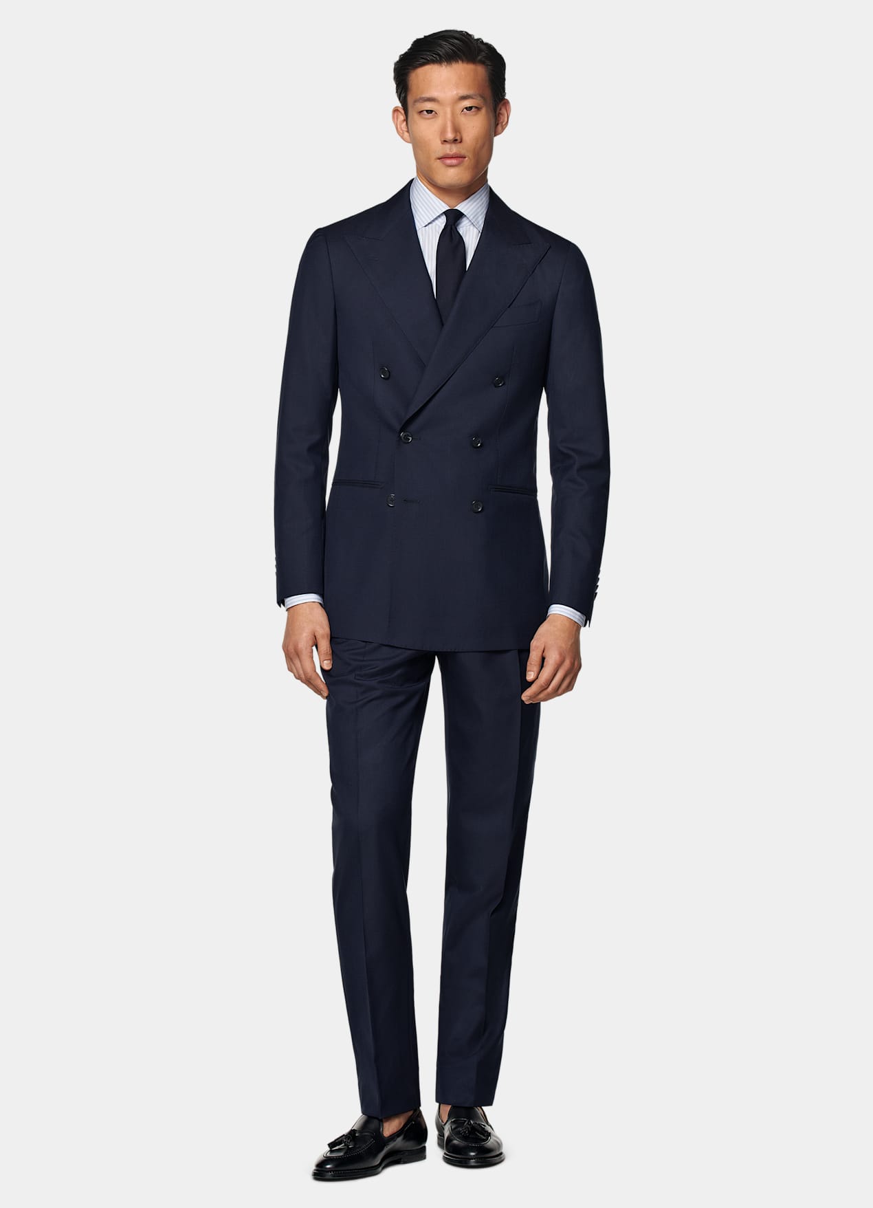 Costume sur mesure Custom Made bleu marine