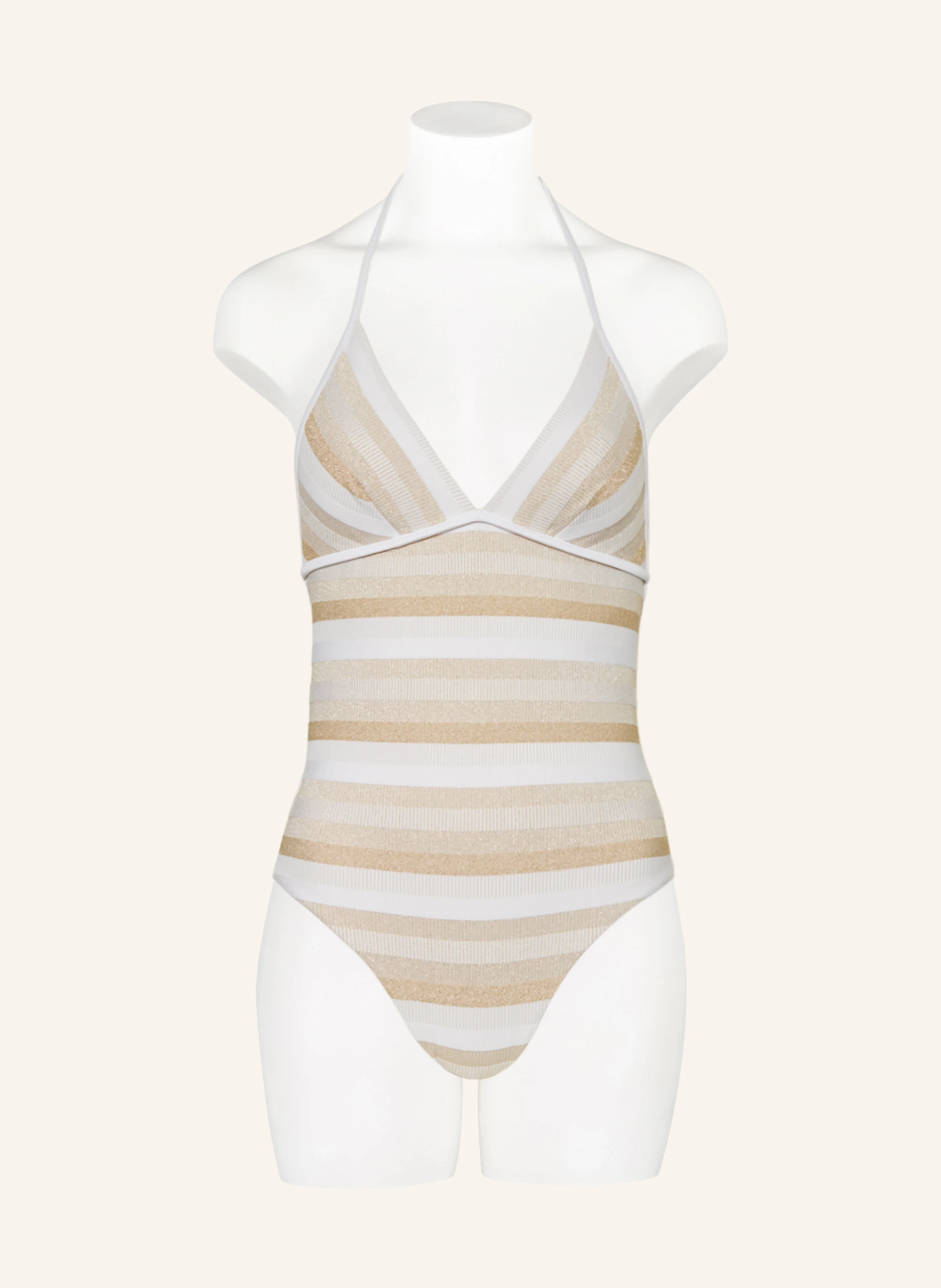 Max Mara BEACHWEAR Neckholder-Badeanzug CARINA mit Glitzergarn