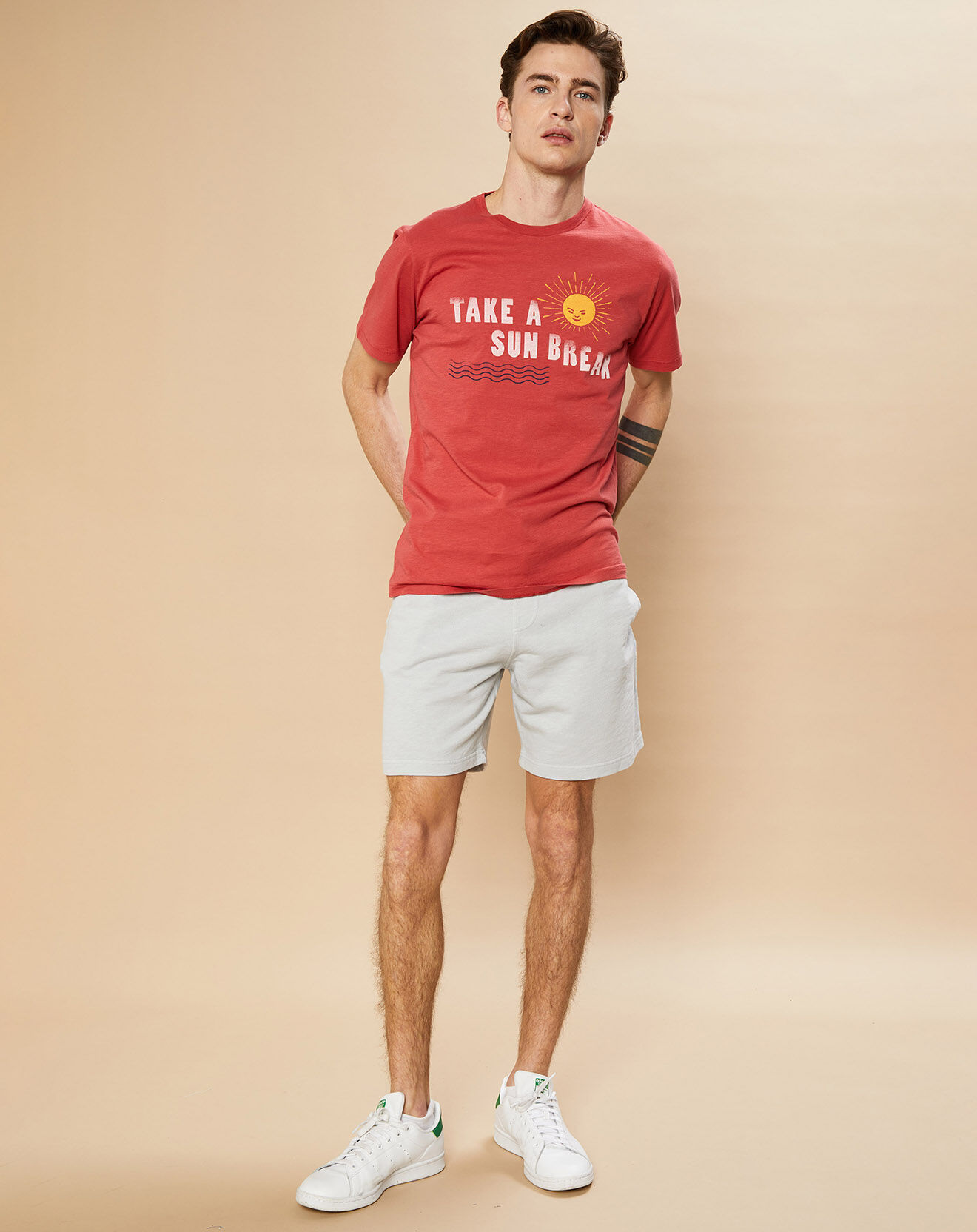 Hartford T-Shirt Tee Sun Break brique