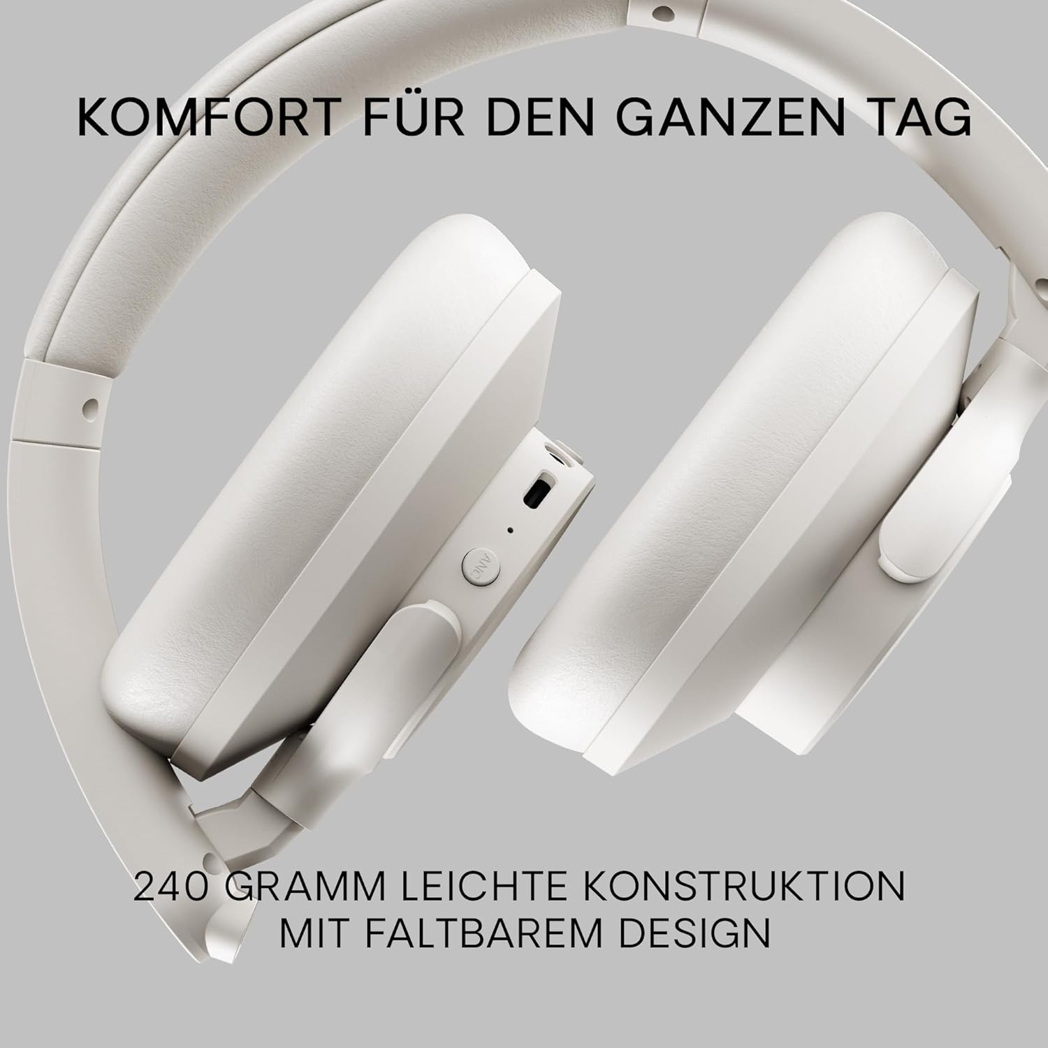 Valencia Bluetooth 5.3 TWS On-Ear Kopfhörer Headset mit Noise Cancelling (1040242) - Cloud White