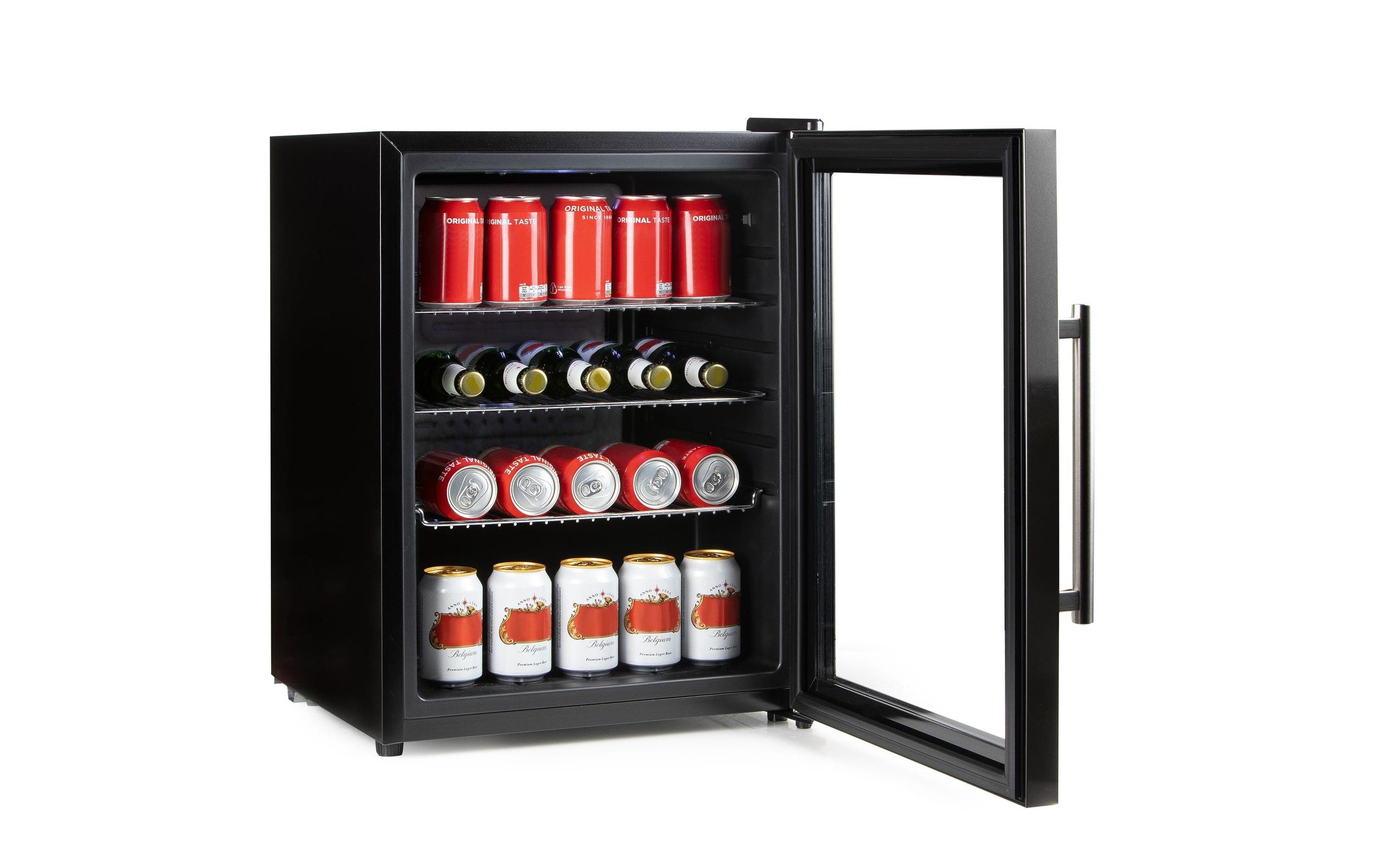 Gewerbekühlschrank DO91609BK Rechts/Wechselbar<br>Kompakter Bar-Kühlschrank