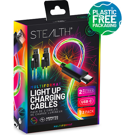 Stealth Light Up ladekabel multiformat