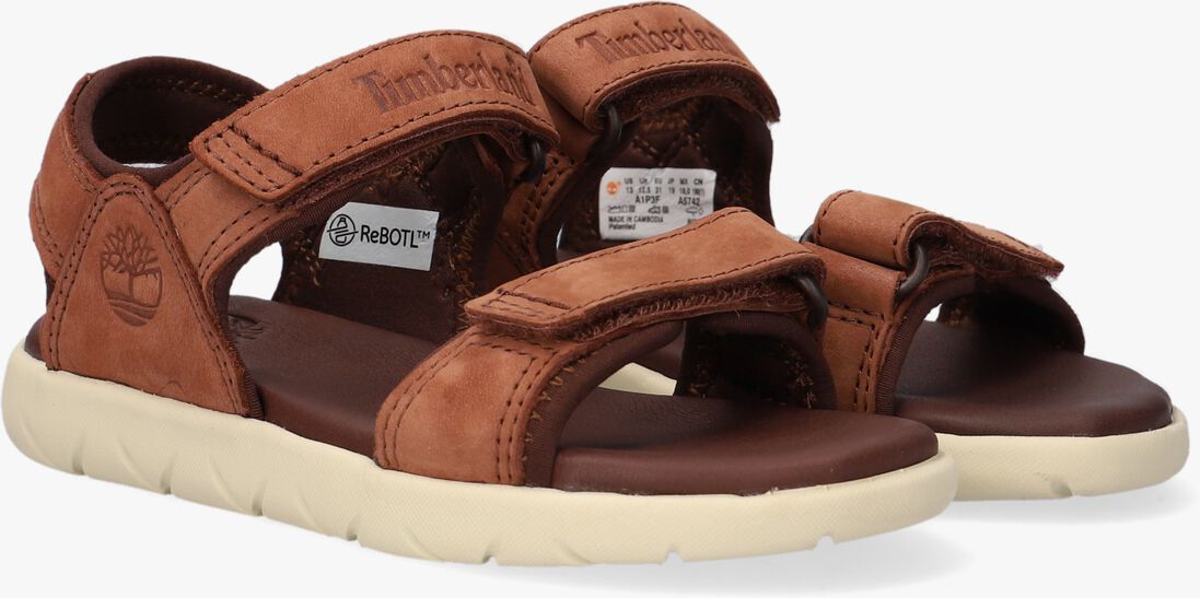 TIMBERLAND bruine timberland sandalen nubble sandal lthr 2 strap